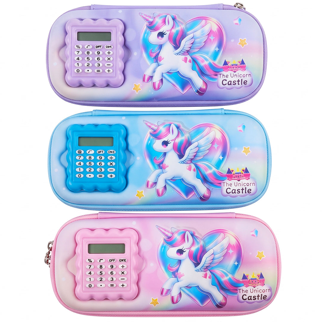 Unicorn 3D Purse with calculator