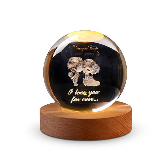 Cristal Ball 3D Lamp